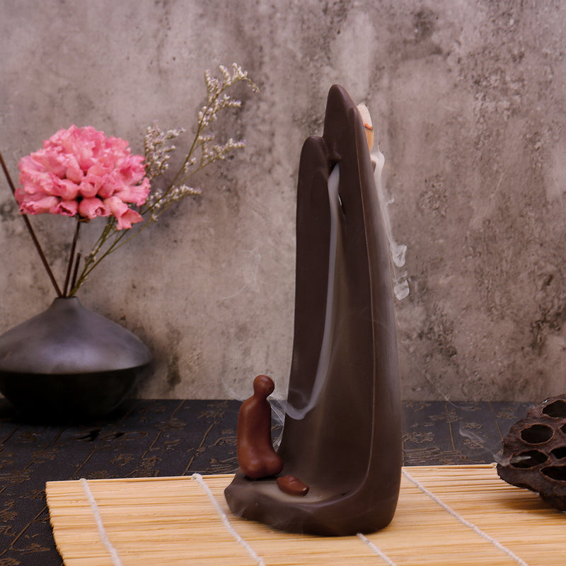 Ceramic Incense Backflow Classical Incense Stove Burner Home Holder Decor Art