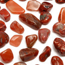 50g Natural Red Agate Gravel Onyx Quartz Stone Minerals Specimens DIY Findings Design