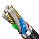 USAMS 2A 2 in 1 Type C Fast Charging Transfer Data Cable For Huawei P30 Xiaomi Mi9 S10+ Note 10