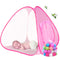 90 x 90 x 80cm Folding Tipi Children Tent Portable Princess Toy Activity Fairy House