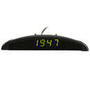 LED Digital Auto Clock Voltmeter Thermometer 12V 3 In 1 Function