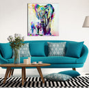 Miico Hand Painted Oil Paintings Animal Elephant Paintings Wall Art For Home Decoration