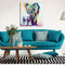 Miico Hand Painted Oil Paintings Animal Elephant Paintings Wall Art For Home Decoration