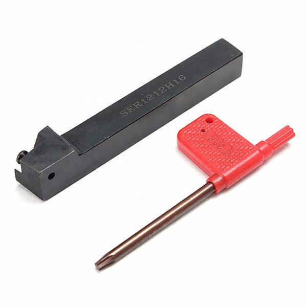 SER1616H16 SER1212H16 Lathe Turning Tool Holder with 10pcs 16ER AG60 Carbide Inserts