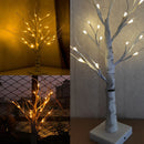 60cm Warm White LED Birch Twig Tree Night Light Table Lamp Home Party Wedding Christmas Holiday Decoration