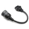 OBD2 Female 16 Pin to J1939 Deutsch 9 Pin Female Connector Truck Diagnostic Cable