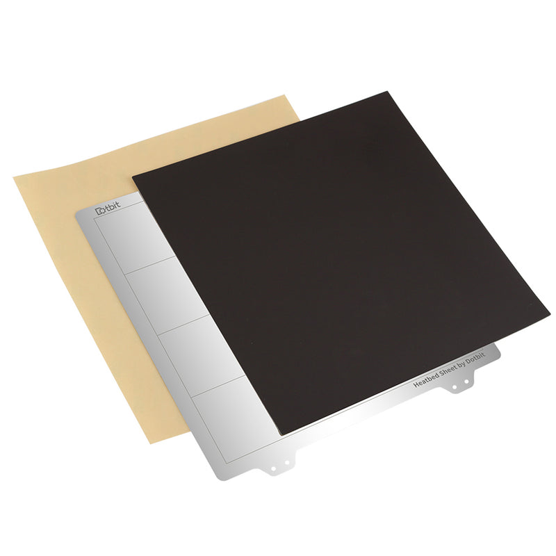 220*220mm Heated Bed Platform Hot Bed Steel Plate with B Side Magnetic Sticker + PEI Sheet for Prusa i3 3D Printer