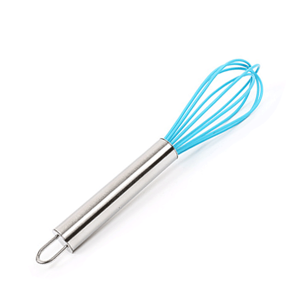 Honana CF-EM09 8-inch Silicone Wired Whisk Handheld Egg Mixer Blender Beating Kitchen Utensils