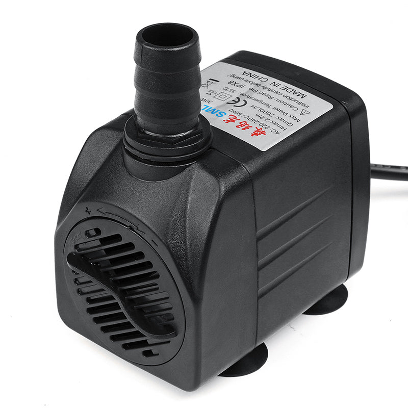 8W-70W Mini Submersible Water Pump Adjustable Flow Rate For Aquarium Fish Tank Pond Fountain