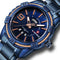 NAVIFORCE 9117 Waterproof Men Wrist Watch Calendar Full Steel Quartz Watches