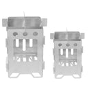 Outdoor Portable Firewood Cooking Stove Stainless Steel Burner Furnace Camping Picnic