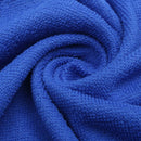 27cmx27cm Fiber Cleaning Tower Soft Washing Polishing Cloth Blue for Car Home Office