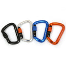 XINDA XD8121N 7075 Aviation Aluminum 2800kg 800kg Tension D-ring Rock Climbing Carabiner Screw Lock