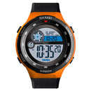 SKMEI 1465 50M Waterproof Countdown Outdoor EL Light Sports Digital Watch Men Wrist Watch