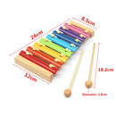 Kids Toys 8 Notes Musical Xylophone Piano Wooden Instrument For Children