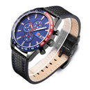 MINI FOCUS MF0029G Multifunction Male Wrist Watch Working Sub-dials Quartz Movement Watch