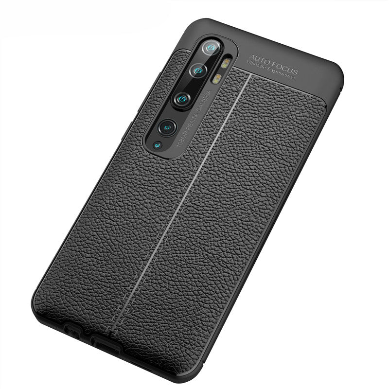 Bakeey Litchi Pattern Shockproof PU Leather TPU Soft Protective Case for Xiaomi Mi Note 10 / Xiaomi Mi Note 10 Pro / Xiaomi Mi CC9 Pro