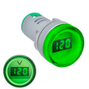 10pcs Green 22MM AD16 AD16-22DSV Type AC 60-500V Mini Voltage Meter LED Digital Display AC Voltmeter Indicator Light/Pilot Lamp 110V 220V
