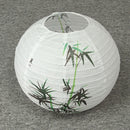 35CM Chinese Bamboo Round Paper Lantern Lampshade Oriental Home Decoration