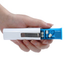 3 Compartment Travel Portable Sealed Pill Box Mini Storage Box With Elastic Clip Pill Case