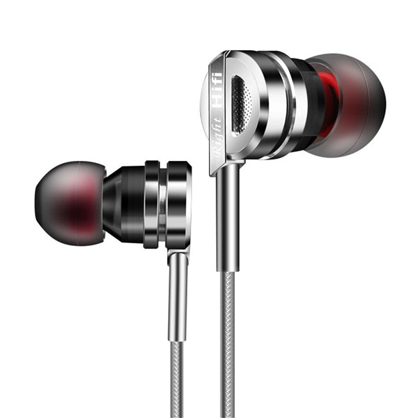 FONGE C05 3.5mm Plug In-ear Wired Control Heavy Bass Earphone With Mic
