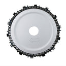 5 Inch Yellow/Purple Grinder Chain Disc 22mm Arbor 14 Teeth Wood Carving Disc For 125mm Angle Grinder