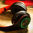 Bakeey BH3 Foldable LED Flashing Stereo bluetooth Headphone Heavy Bass AUX TF Card