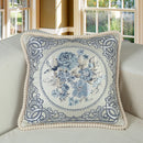 European Classical Style Embroidery Floral Cushion Cover Home Sofa Art Decor Seat Cushion Cover Pillow Case