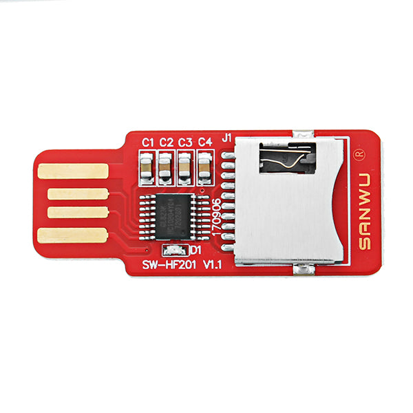 5pcs SANWU HF201 Readable And Writeable TF Card Reader Micro SD Card/Mobile Phone Memory Card Module