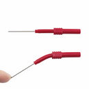 Cleqee P5009 2pcs Soft PVC Insulation Piercing Needle Non-Destructive Multimeter Test Probes Red/Black