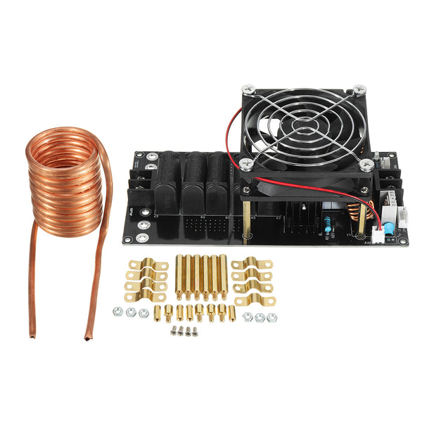 Geekcreit 1000W 20A ZVS Induction Heating Machine with Cooling Fan Copper Tube DC12-36V Heater Module