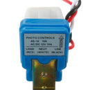 2PCS Photocell Street Light Switch Automatic Auto On Off AC DC 12V 50-60HZ 10A Photo Control Photoswitch Sensor Controller