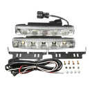 2Pcs 10W DC 12V LED Daytime Driving Running Bumper Fog Lights Lamps Car Truck Boat SUV