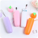 Portable Travel Radish Toothpaste Toothbrush Holder Cap Case Cover Outdoor Household Storage Cup