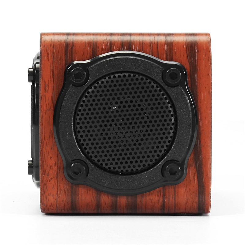 Kingneed S403 HiFi Wooden Wireless bluetooth Speaker Portable Stereo Outdoors Subwoofer with Mic