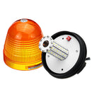 60 LED Emergency Flash Strobe Rooftop Rotating Beacon Warning Light Amber 12-24V