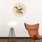 Loskii CC031 Creative Cattle Pattern Wall Clock Mute Wall Clock Quartz Wall Clock For Home Office Decorations