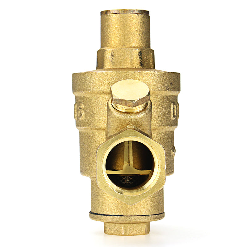 TMOK Brass Adjustable Water Heater Pressure Reducing Valve 1/2" 3/4" 1" 1-1/4" 1-1/2" 2" Safety Relief Valve Pressure Regulator Controller