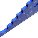 2pcs Aluminium Alloy 1/8 to 2-1/4 Inch Depth Gauge Saw Gauge for Table Saw Router Table Set Up Miter Cutting Woodworking