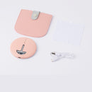 Jordan&Judy LED Light Mini Makeup Mirrors Compact Pocket Cosmetic Mirror Travel Portable Mirror Magnifying Foldable LED Mirrors