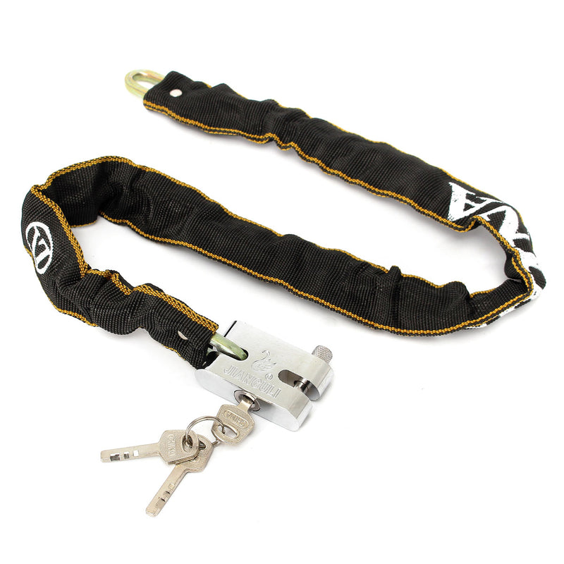 65cm Chain Coil Pad Lock Security Iron for Heavy Duty For Motorbike Scooter Bike Guard