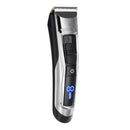 LCD Digital Men Rechargeable Cordless Electric Hair Clipper Cutter Haircut Trimmer +Comb
