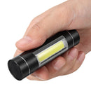 Portable Tactical Mini COB LED Flashlight Pocket Clip Torch Light Lamp
