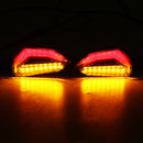 4Pcs 12V Motorcycle Red LED Turn Signal Indicator Lights For Kawasaki/Yamaha/BMW/Honda/KTM