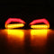 4Pcs 12V Motorcycle Red LED Turn Signal Indicator Lights For Kawasaki/Yamaha/BMW/Honda/KTM