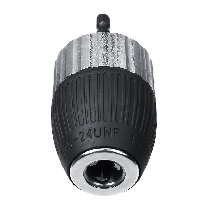 1.5-13mm Keyless Drill Chuck Self-Locking Keyless 3/8-24 UNF Thread Drill Chuck