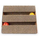 Assorted Corrugated Cardboard Cat Scratcher Scratch Board Pad Bed Pet Toys