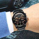 CRRJU 2212 Waterproof Calendar Men Watches Fashionable Stainless Steel Strap Quartz Watch