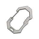 IPRee EDC keychain Quickdraw Backpack Clip Buckle Outdoor Portable Stainless Steel Hook