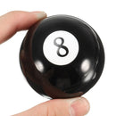 Universal Car 8 Ball Gear Shift Knob Black Round With 8mm 10mm 12mm Adapter